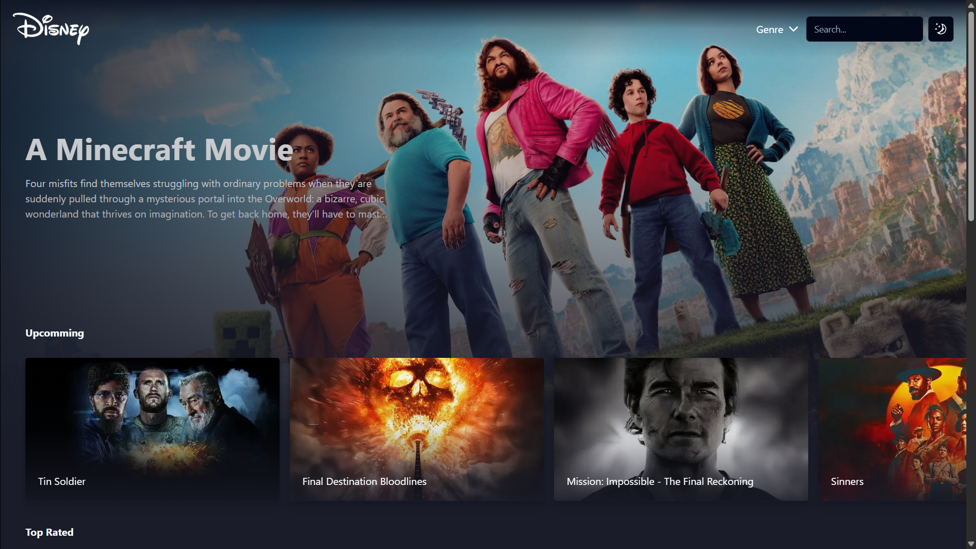 Disney+ Hotstar UI Clone